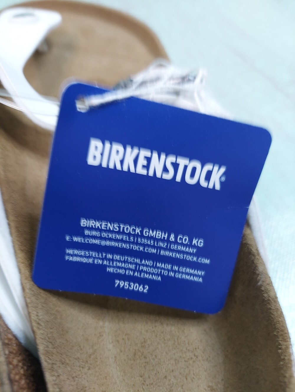Birkenstock White Gizeh Sandals Sz 42 L11/M9 - Picture 5 of 14
